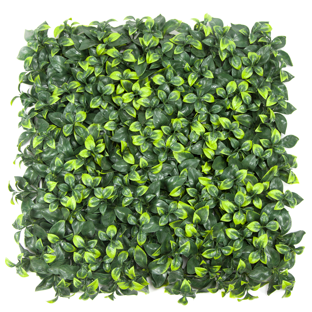 Exterior Wall Panel Ornament - Artificial Boxwood Hedge Faux Foliage Greenery
