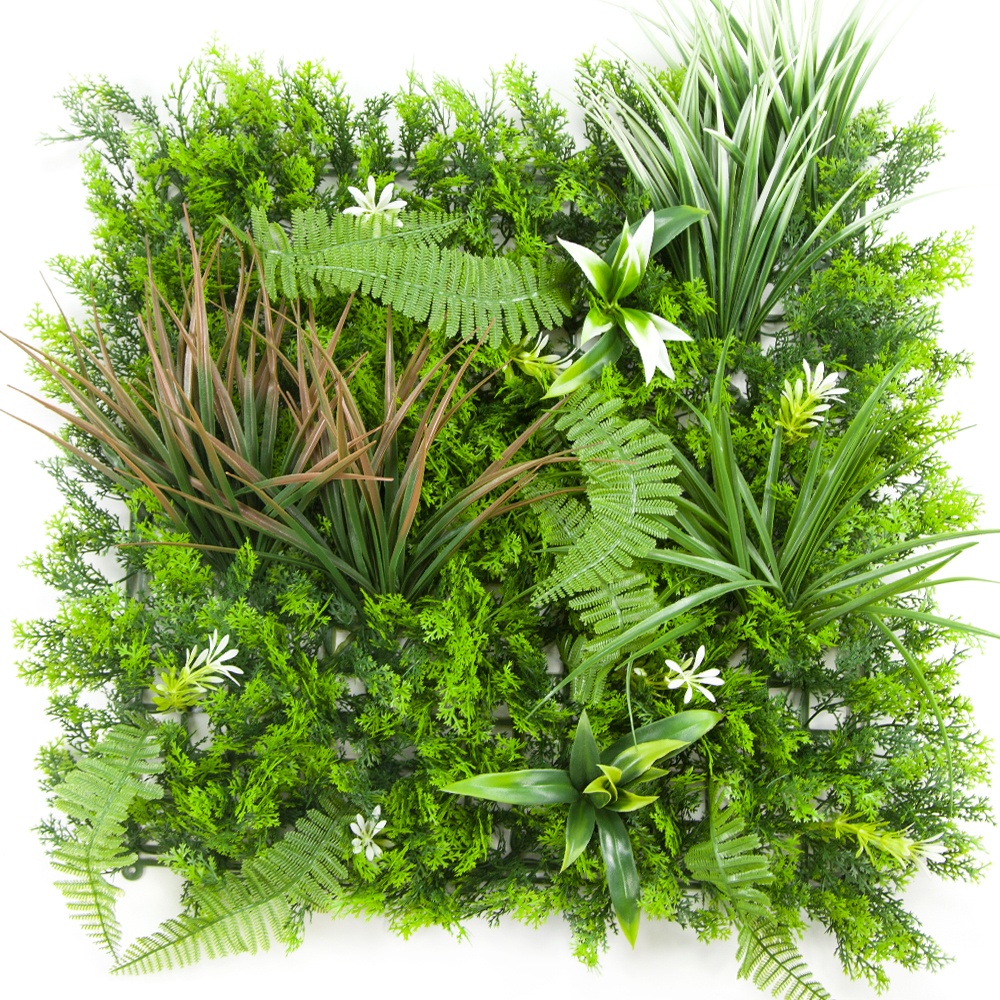 UV Protected Faux Eucalyptus Hedge Backdrop