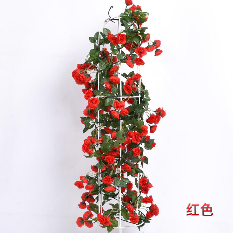 Hanging Plant Flowers Rattan